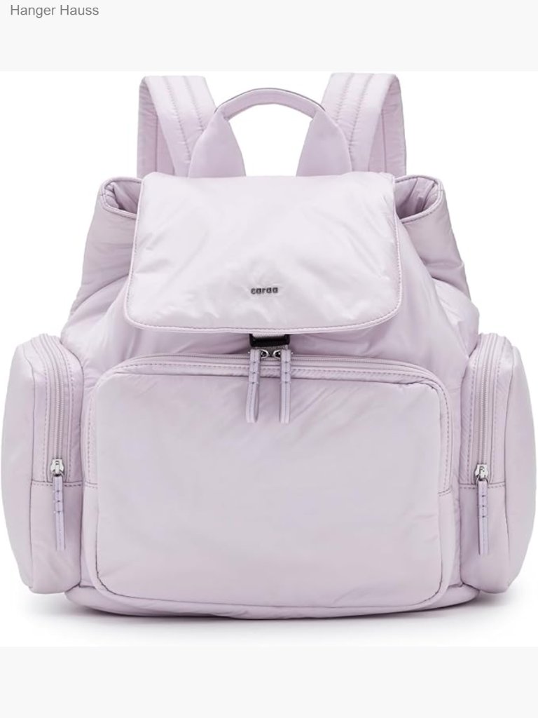 Lightweight Recycled Nylon Travel Backpack With Luggage Sleeve